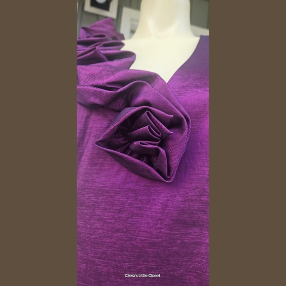 S.L.Fashions Dress, Cocktail, Purple, 12 NWT ✔️ - Picture 8 of 11